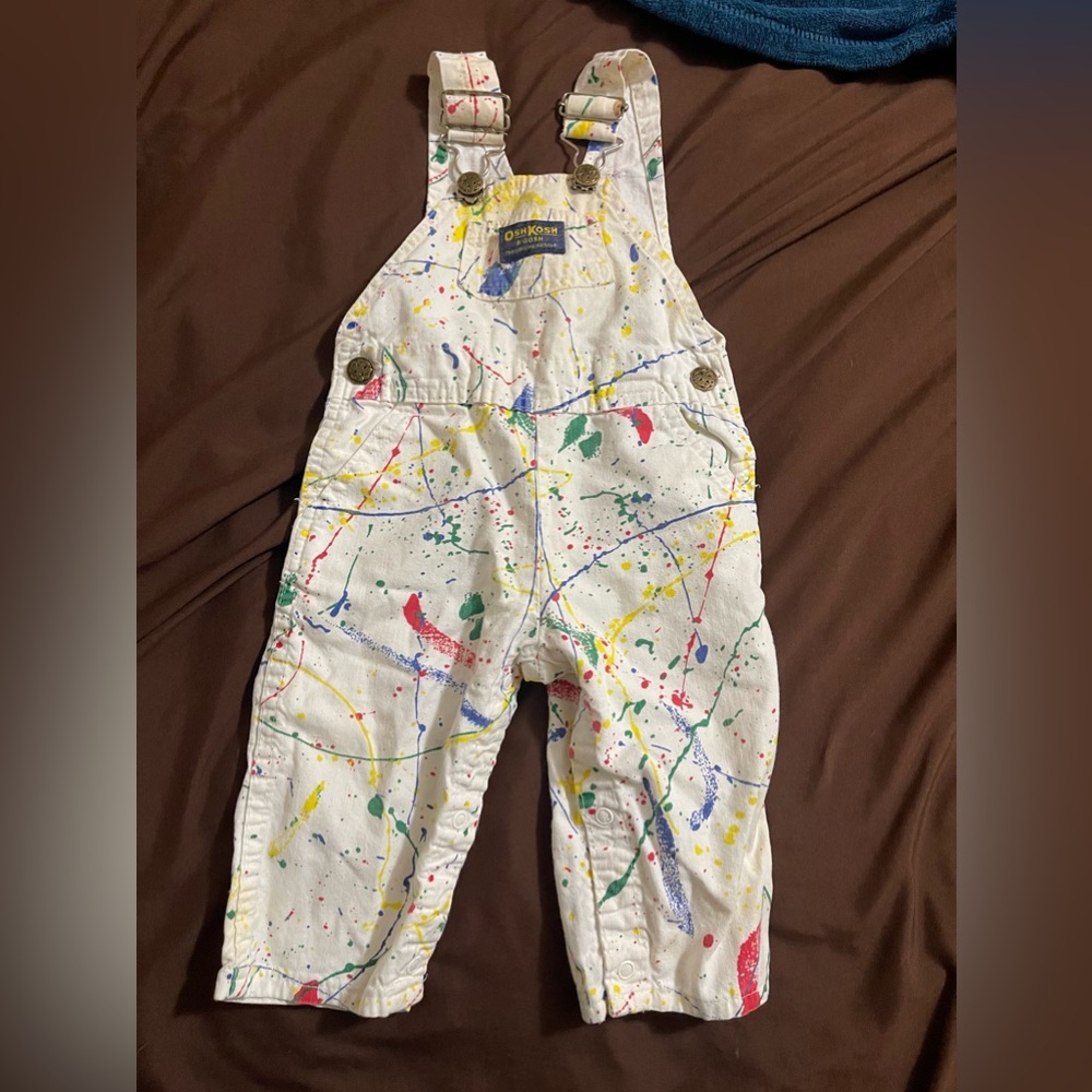 Vintage Oshkosh painters splash overalls
